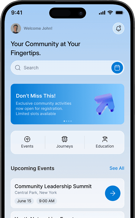 NexSpace mobile app preview